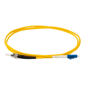 TWT optical patch cord, PVC, ST/UPC-LC/UPC, SM 